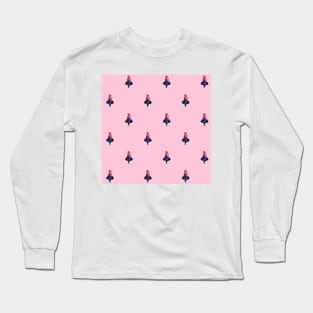 Alice in Wonderland - soft pink rainbow print Long Sleeve T-Shirt